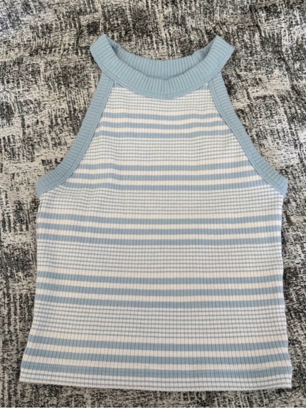 American Eagle Blue and White Tank Size XS